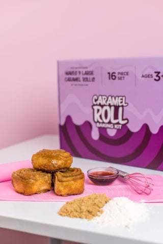 Caramel Roll Making Kit by The Cookie Cups, Cinnamon Rolls, Baking Set